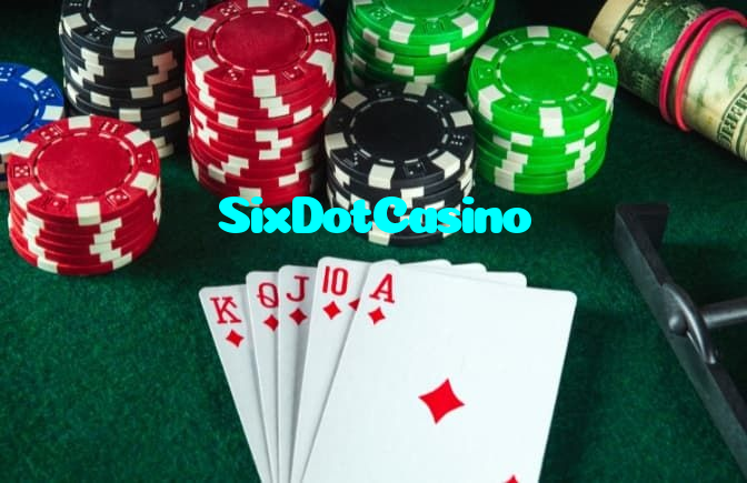 SixDotCasino casino presented on mobile device in Pakistan with slots and live games